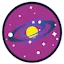 Golden Galaxy MC logo
